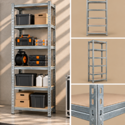 Regał Magazynowy Metalowy 220x90x40cm 6 Półek 1050kg - obrazek 3