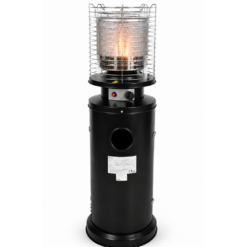 Ogrzewacz Gazowy Ogrodowy z Płomieniem Osłoną 13kW 135cm Czarny