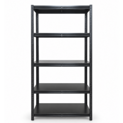 Regał Magazynowy Metalowy 180x90x40cm 5 Półek 875kg Czarny - obrazek 5