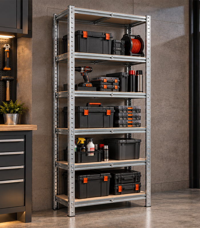 Regał Magazynowy Metalowy 200x90x40cm 6 Półek 1050kg - obrazek 5
