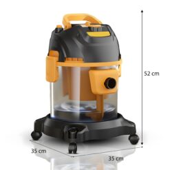 Odkurzacz Przemysłowy Mokro Sucho 2200W 25L 270mbar HEPA Bezworkowy - obrazek 3