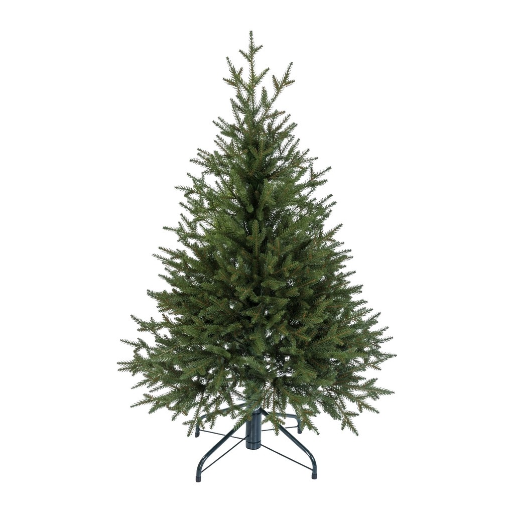 Sztuczna choinka świerk Natura 130 cm na metalowym stojaku