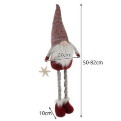 Skrzat świąteczny z wymiarami 50–82 cm i szerokością 27 cm