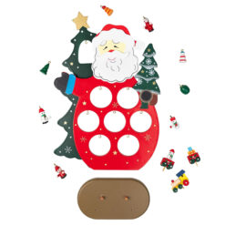Figurka Świąteczna Drewniany Mikołaj Ozdoba Świąteczna 26cm - obrazek 4