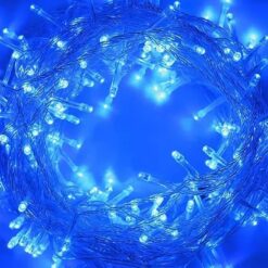 Kurtyna Świetlna Lampki Zewnętrzne Sople Niebieski 500LED 20m IP44 - obrazek 3
